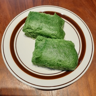 ほうれん草と米粉のもちもち蒸しパン